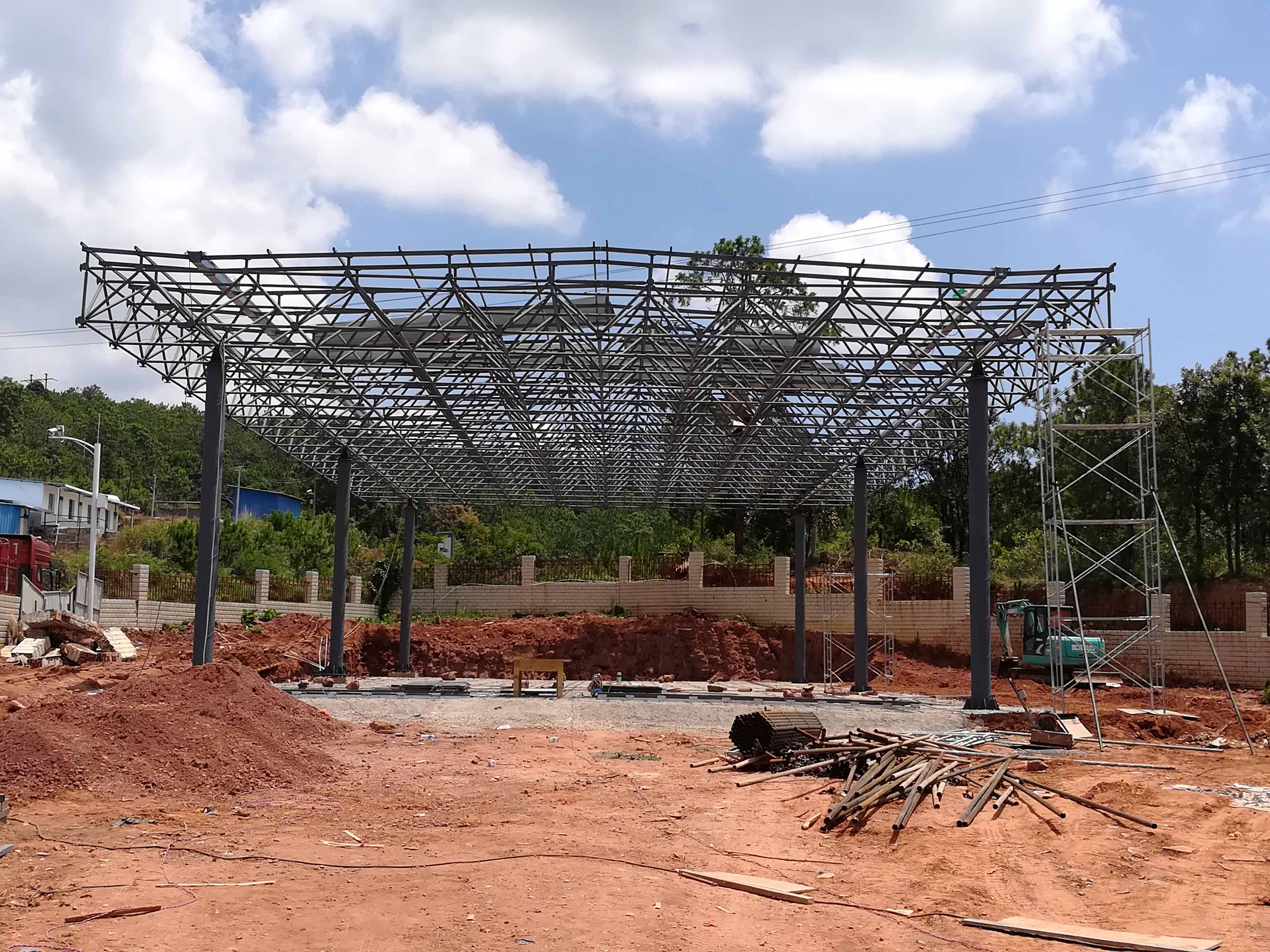 唐山加油站网架屋面