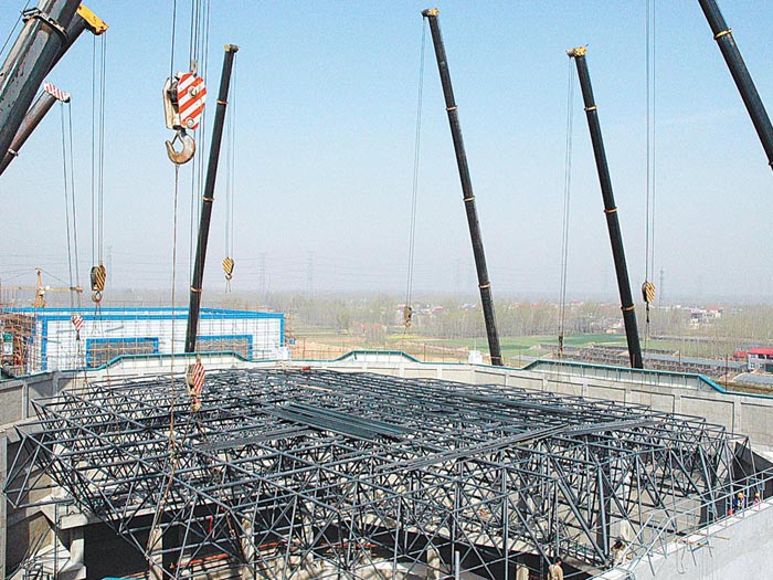 唐山网架高空滑移法